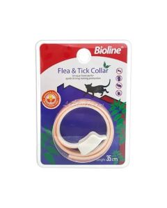 Collier Anti-Puces Chats 35cm - Bioline - Protection Efficace