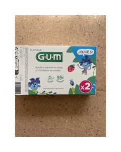 Dentifrice Junior 7-12 ans Duo Pack - Gum - Protection Caries