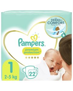 Couches Pampers New Baby Taille 1 (2-5 kg) - Boîte 21