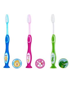 Brosse à Dents Chicco 3-6 ans Bleue - Hygiène Bucco-Dentaire