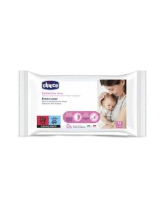Chicco Lingettes Sein - Hygiène Allaitement - Boîte de 72
