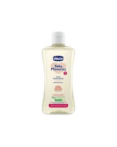 Chicco Huile de Massage Baby Moment 200 ml - Soin Bébé Douceur