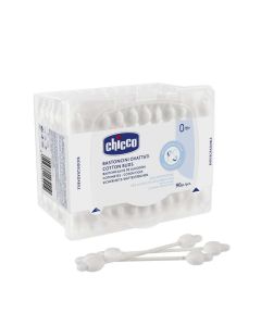 Bâtonnets de Sécurité Chicco - Coton Bébé - Boîte de 90