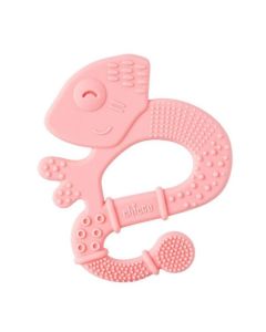 Anneau de Dentition Iguane Rose - Chicco - Soulagement 2M+