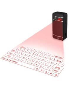 Mini Clavier De Projection Laser Sans Fil – Compatible Windows, Android et iOS Noir