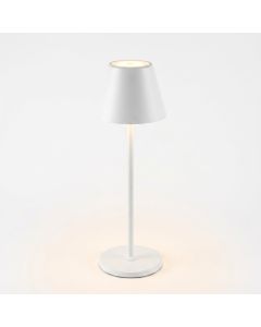 Lampe de Table Portable Sans Fil Rechargeable – Tactile LED 3 Modes - Blanc