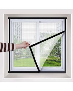 Moustiquaire Réutilisable Pour Fenêtre 150 x 150 cm – Avec Scratch Sans Perçage