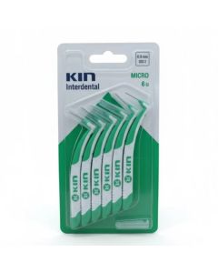 Kin Brossettes Interdentaires Micro 0.9mm (x6) - Hygiène Bucco