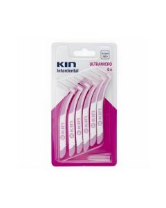 Kin Brossettes Ultramicro 0.6mm (Boîte de 6) - Hygiène Bucco
