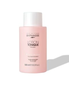 Lotion Tonique Eau de Rose Byphasse 500 ml - Nettoyant Visage