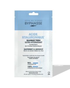 Byphasse Masque Tissu Acide Hyaluronique 18ml - Hydratant Visage