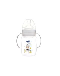 Biberon PP avec Poignée Safari 150ml - Wee - Bébé