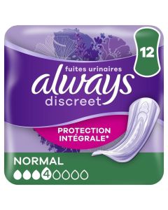 Always Discreet Serviettes Normales - Procter & Gamble - Boîte de