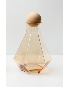 Bouteille d’eau - verre - Bouchon bois