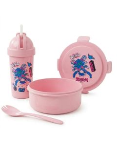 Lunch Box Ronde Stitch + Gourde 300ml - Prix... | Arkan.tn