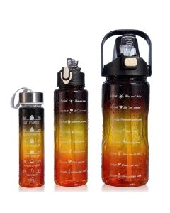 Set 3 Gourdes Sans BPA 2L/900ml/300ml - Prix... | Arkan.tn