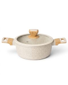 Marmite Granite SIZAR 20 cm Beige - Prix Tunisie | Arkan.tn