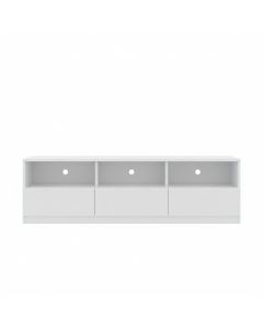 Élément TV Home intérieur - 120x45x35 cm – Blanc – élégant