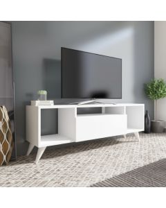 Élément TV Home intérieur - 120x45x35 cm – Blanc - moderne
