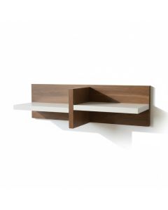 Étagère murale - double plateau - 58x14x15 cm