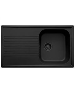 Évier cuisine Atlantic - 1 bac - 860x500 mm - Noir