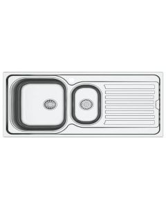 Évier Cuisine Inox 100 x 50 cm - Avec Vidage/Siphon - ASIL