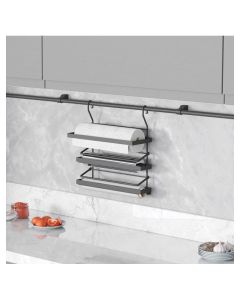 Porte 3 Rouleaux 33cm Anthracite Starax -... | Arkan.tn