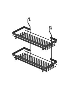 Porte Épices 2 Plateaux Anthracite Starax -... | Arkan.tn