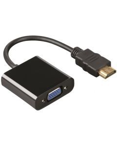 Adaptateur SBOX HDMI M vers VGA F - Noir (AD-HDMI-VGA)