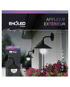 Applique Bras E27 Noir Ekoled - Prix Tunisie | Arkan.tn