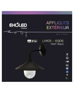 Applique Bras E27 Noir Ekoled - Prix Tunisie | Arkan.tn
