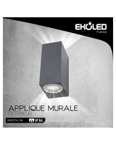 Applique Extérieure 2x35W Silver Ekoled -... | Arkan.tn
