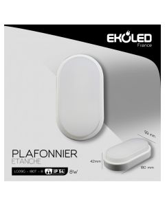 Applique Extérieure 8W IP54 Ekoled - Prix... | Arkan.tn