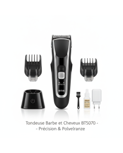 Tondeuse Barbe et Cheveux BT5070 nan - Précision & Polyvalence
