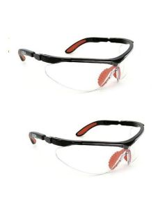 Lot 2 Lunettes protections verre blanche confort