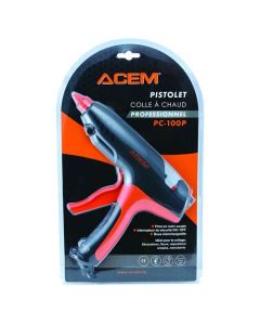 Pistolet à Colle Chaude ACEM PC-100P - Avec 2 bâtons - 100W