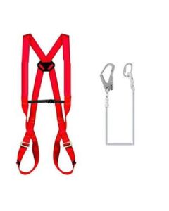 Harnais De securite, Harnais Anti Chute 2 Points d'ancrage Climbing Travail AÉRien avec absorbeur