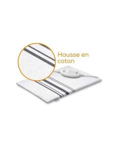 Coussin chauffant - 40 x 30 cm - 100W - HK25 – Gris - Garantie 1 an