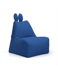 Pouf lapino pour Enfant – L: 65 cm H: 63 cm L: 55 cm Design Original-Bleu

