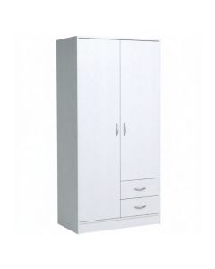 Armoire 2 Portes - MDF Stratifié - 90×50×190 cm