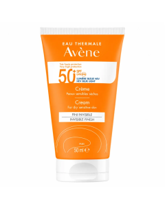 AVÈNE Crème Solaire Peaux Sensibles Visage SPF 50+ 50 ml