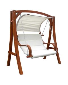 ESPACE HOME - balançoire de jardin arc-gris