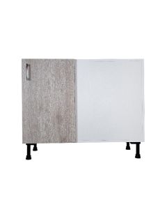 Meuble de cuisine BAS Coin 105 avec porte - Disposition gauche ou droite - 1050 & 1 P72-45