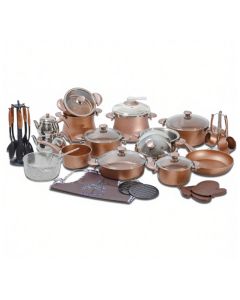 Batterie Granite OMS Collection - 38 pièces - Bronze