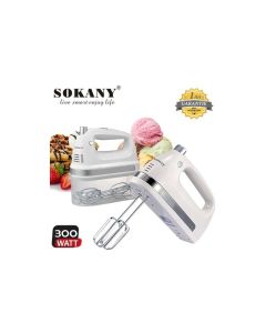 Batteur à main SOKANY  Sk-6631  300 W  blanc : Un batteur puissant pour des résultats parfaits