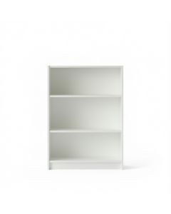 Bibliothèque SANDY série Euphoria en particule - Meuble En kit blanc L:80H:100P:30cm - KITJANO - Gratuit