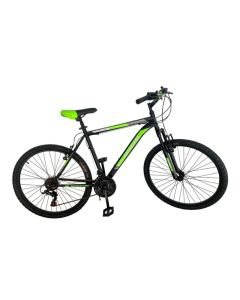 Bicyclette VTT PRADO Apache 18 Vitesse 26'' Pour Homme - Noir et Vert