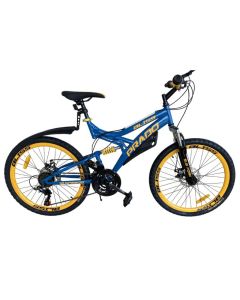 Bicyclette VTT PRADO Bliss Double Jante 18 Vitesse 24'' - Bleu