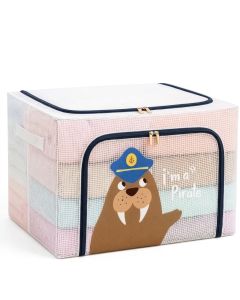 Boîte de rangement pliable 100 L - I'm a Pirate - Double fermeture