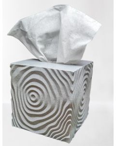 Boîte à mouchoirs ondulée